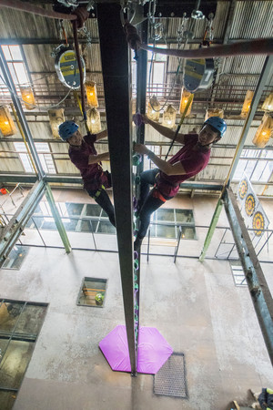 ▲透明攀岩牆。（圖／十鼓仁糖文創園區提供）