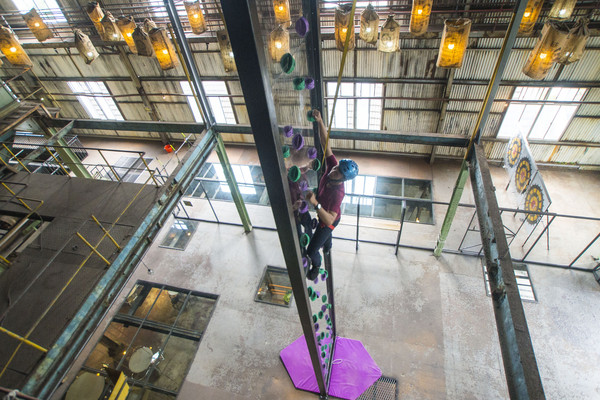 ▲透明攀岩牆。（圖／十鼓仁糖文創園區提供）