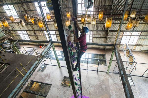 ▲透明攀岩牆。（圖／十鼓仁糖文創園區提供）