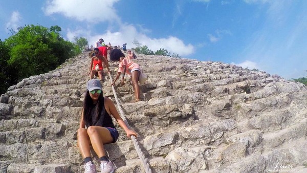 ▲▼墨西哥COBA瑪雅金字塔。（圖／Lowei 醫起美旅活提供，請勿任意翻攝以免侵權）