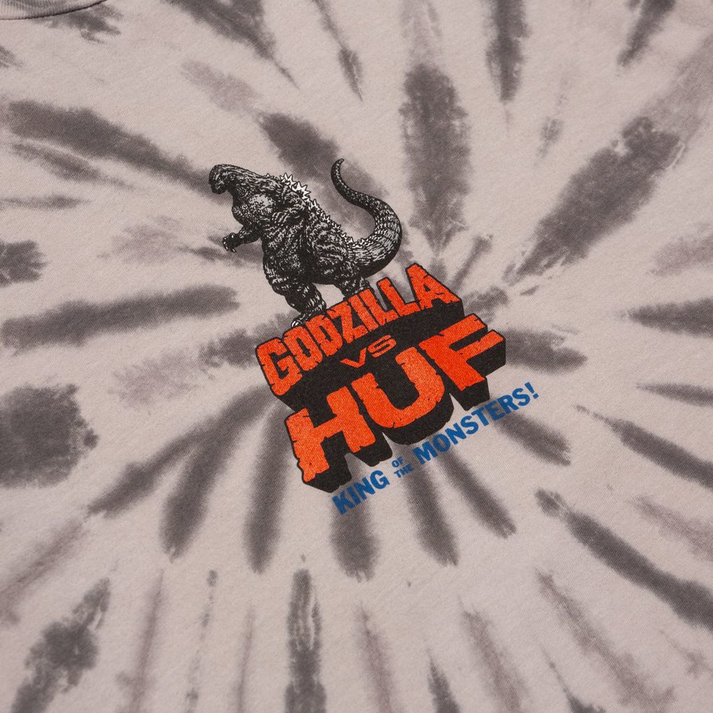 【HUF × 東寶】怪獸之王哥吉拉主題聯名服飾、滑板、軟膠「GODZILLA vs. HUF」系列煞氣上陸！
